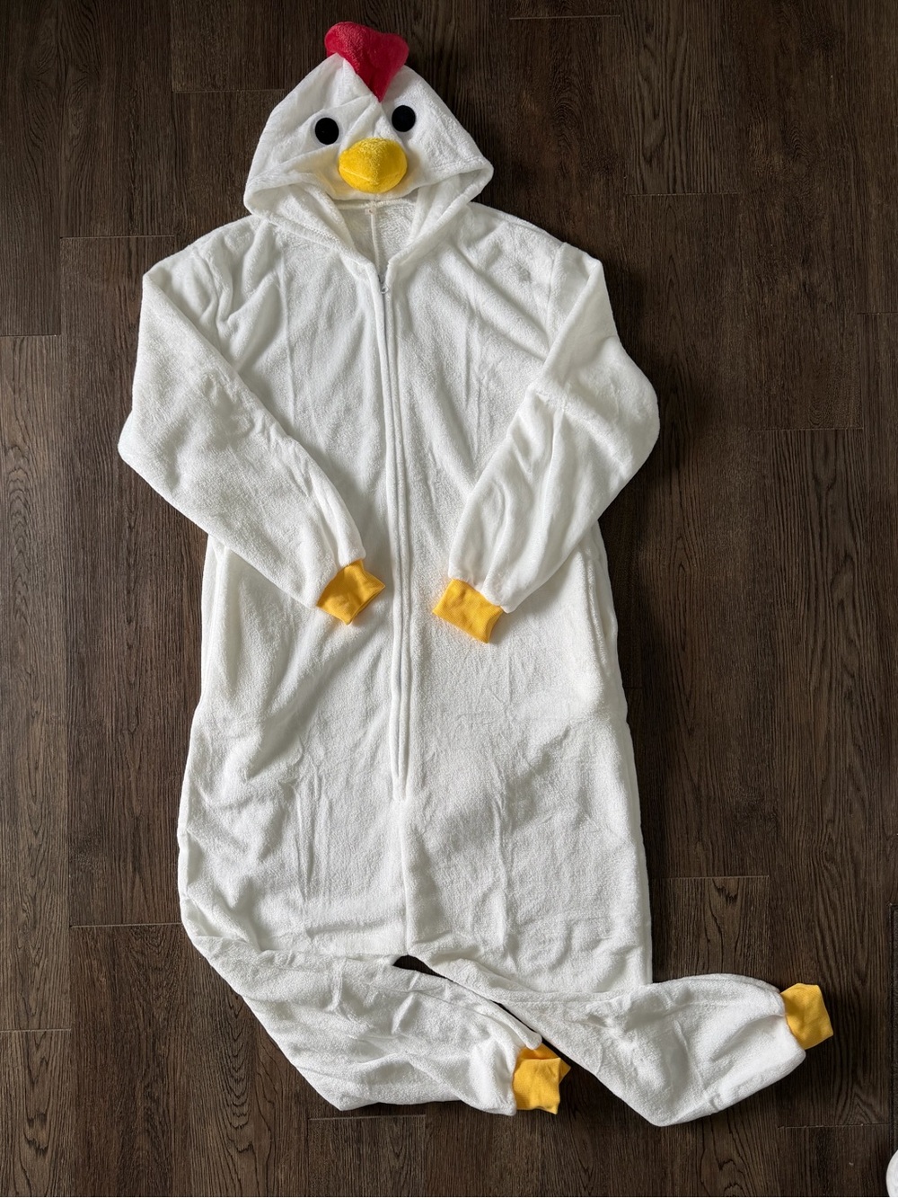 Chicken Onesie Size L, Perfect for Pajamas or Halloween